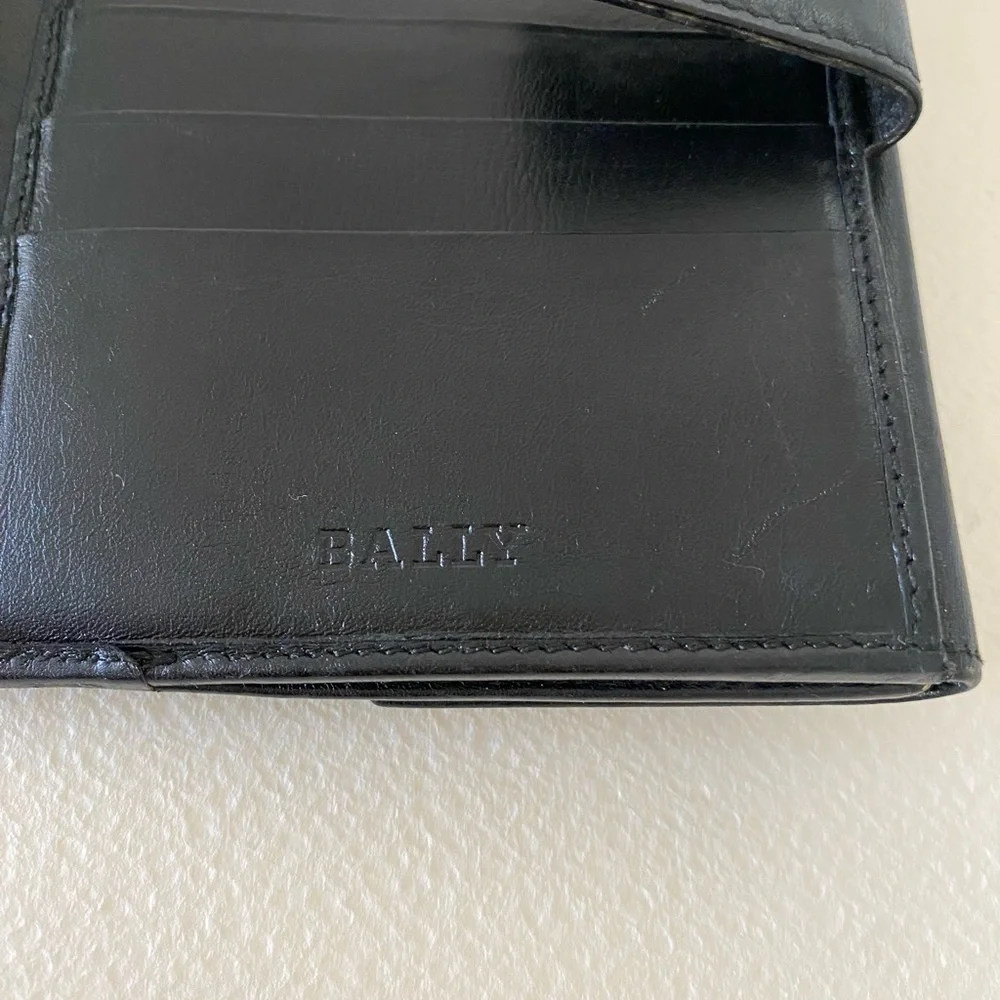 Bally Black Leather bifold wallet - Picture 13 of 15